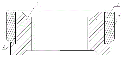 Combined main roll of ring rolling mill