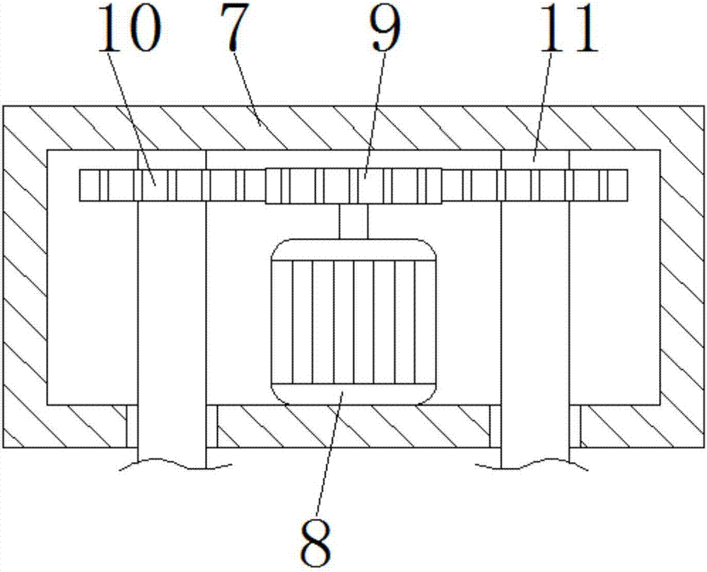 Drilling device for automobile part