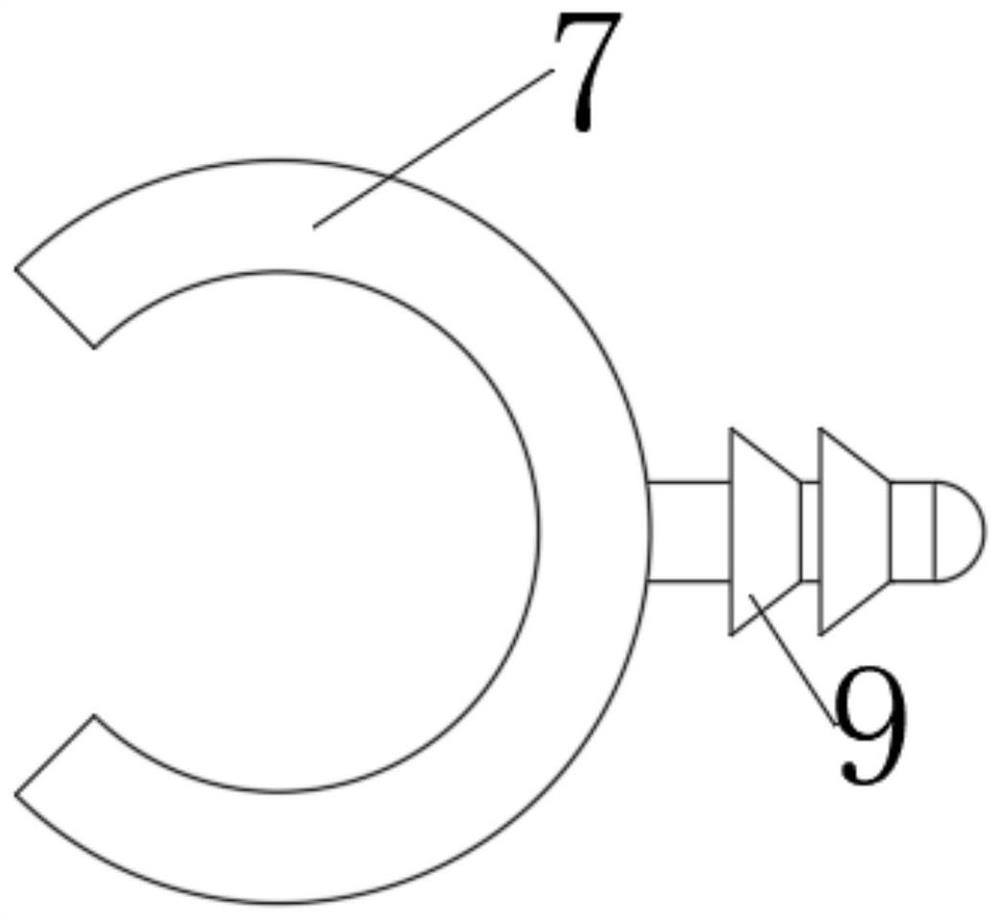 Wire embedding device convenient for fixing assembly type wire embedding pipe