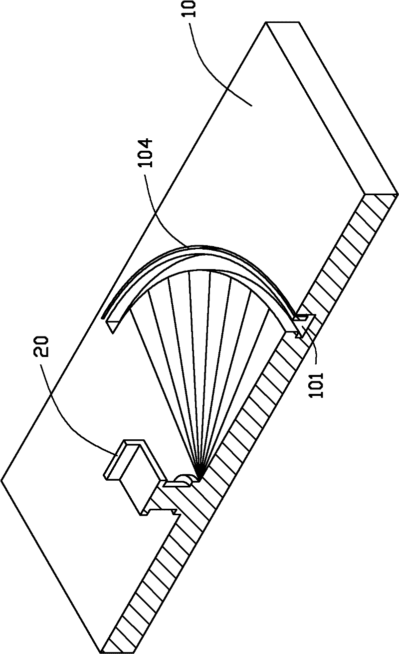 Lens stray light detection device and lens stray light detection method