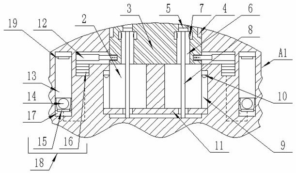 Rescue device for adjusting drowning automobile orientation through buoyancy