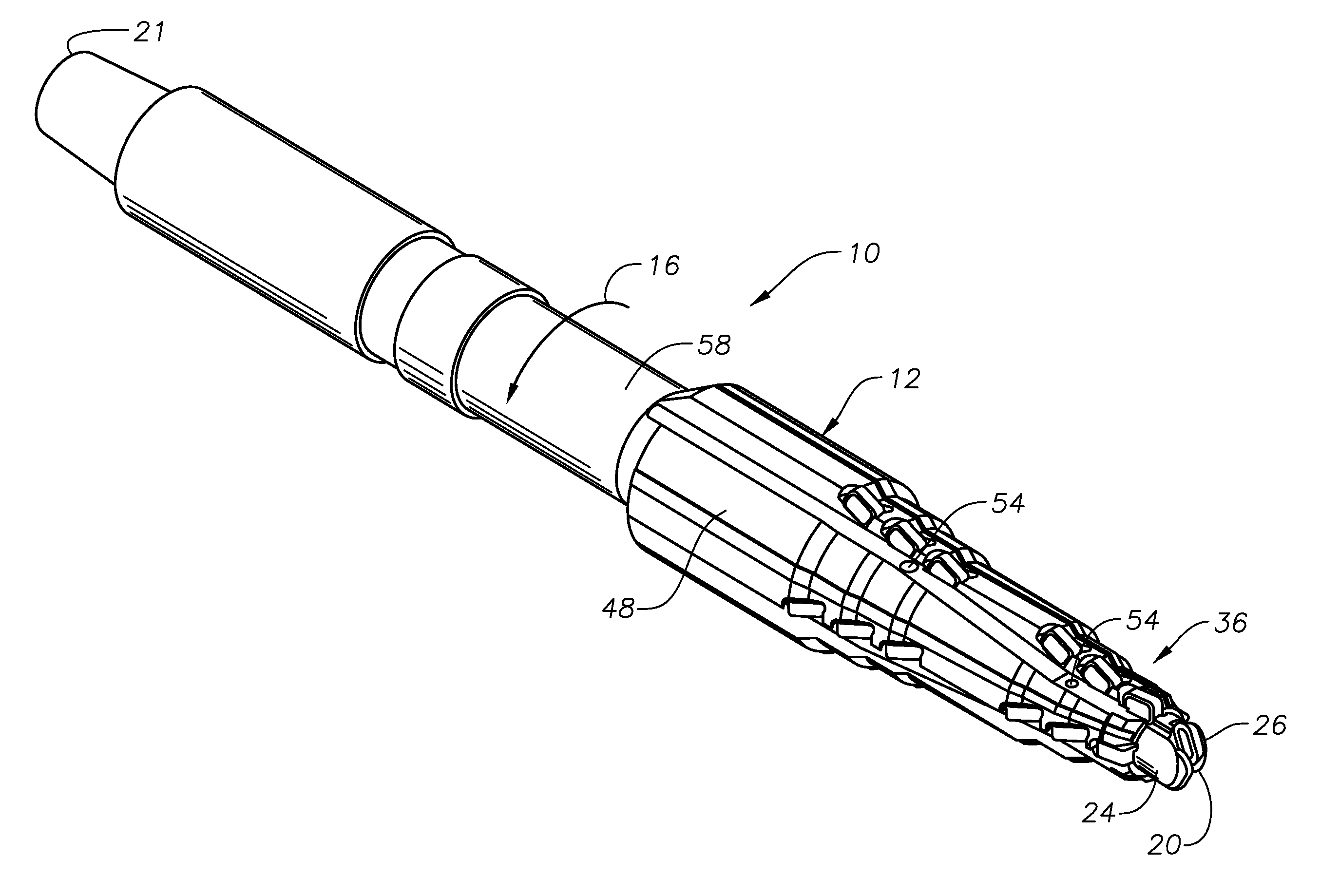 Milling tool for establishing openings in wellbore obstructions