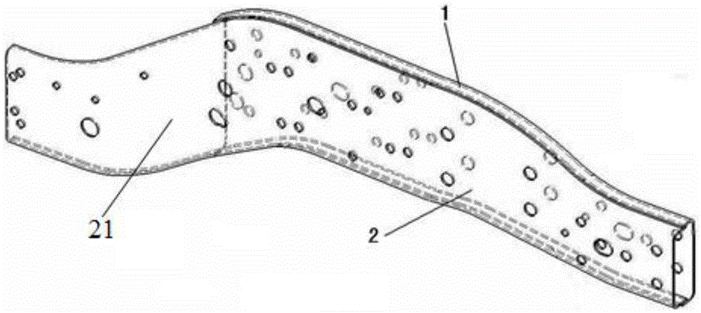 A Segmentally Welded Variable Section Box Frame Longitudinal Beam