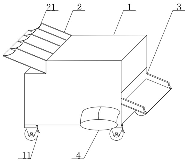 Corn threshing device