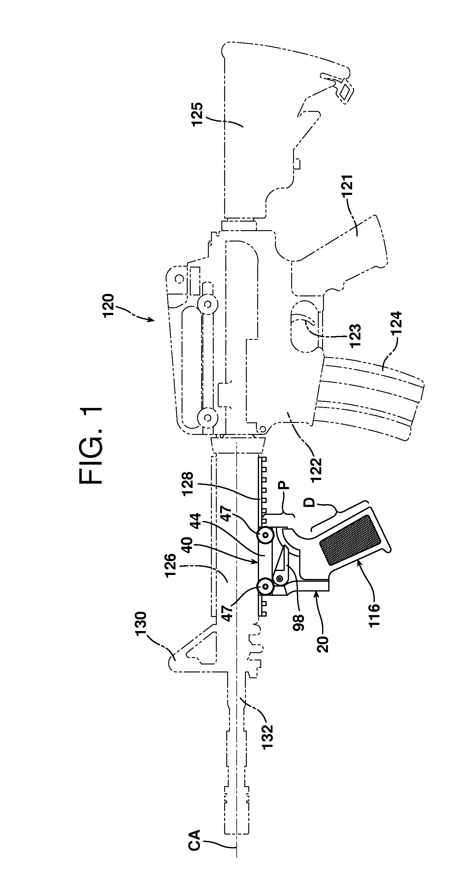 Firearm handgrip adapter