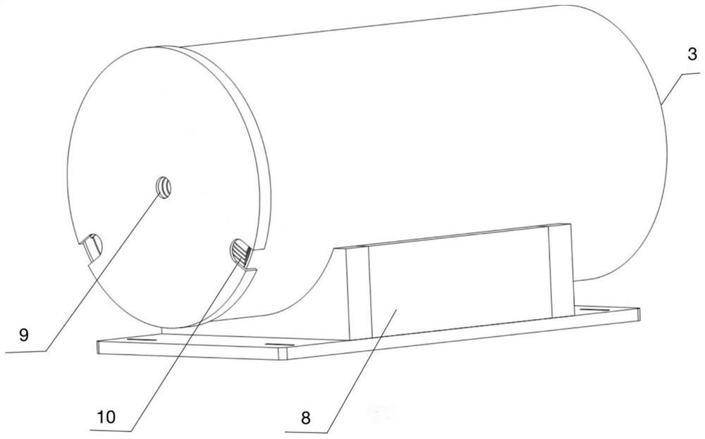 Device and method for testing magnetic property of high-permeability magnetic material in low-frequency weak magnetic environment