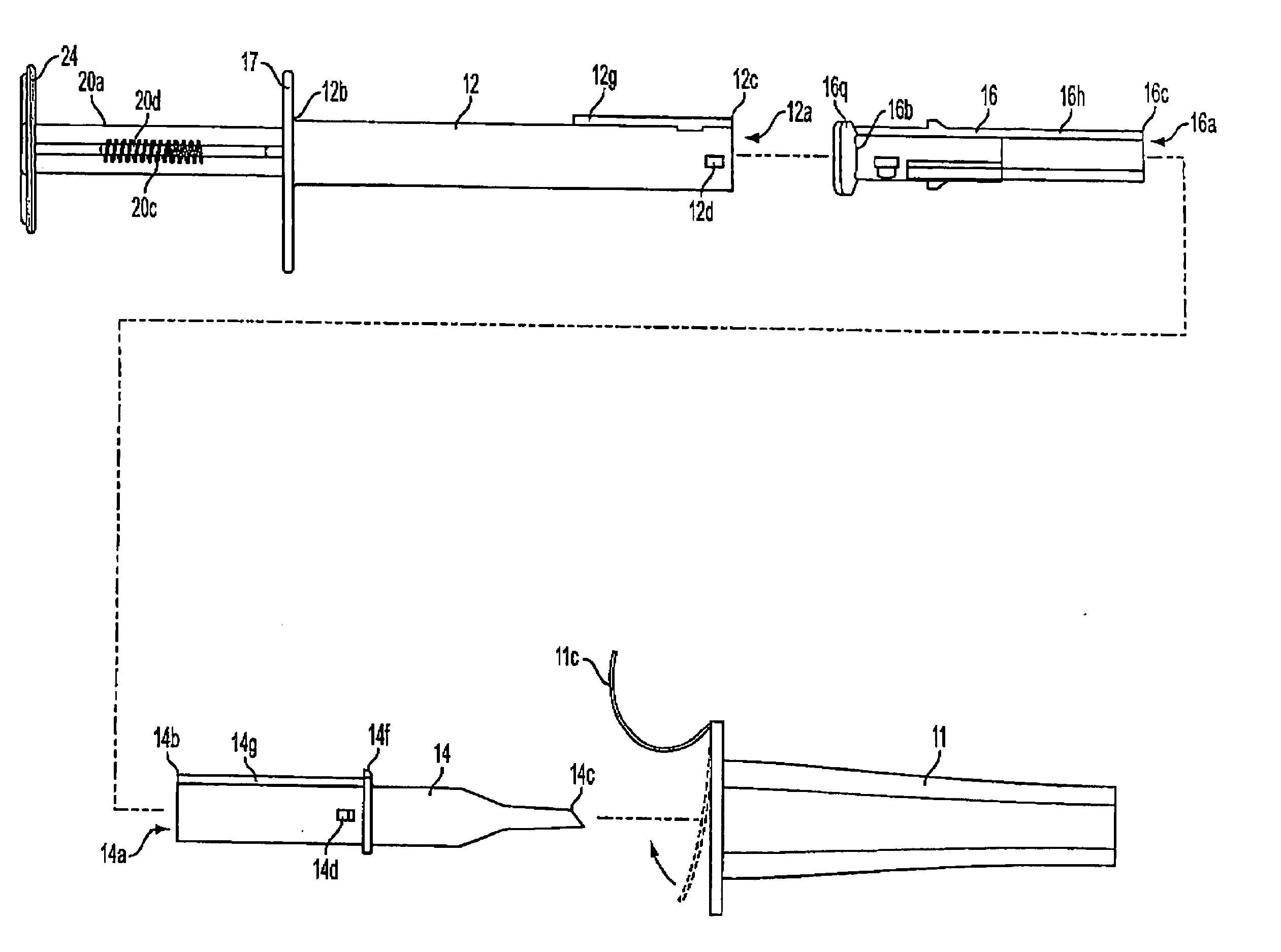 Preloaded IOL injector and method