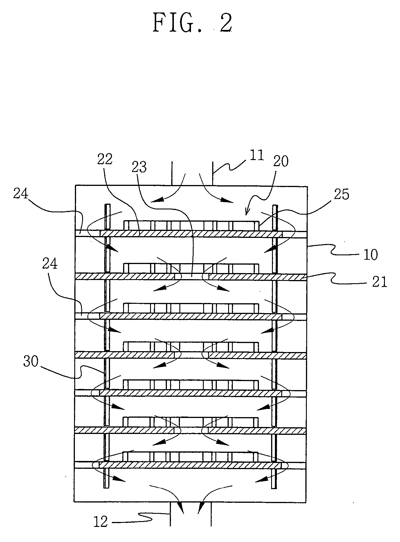 Apparatus for trapping residual products in semiconductor device fabrication equipment