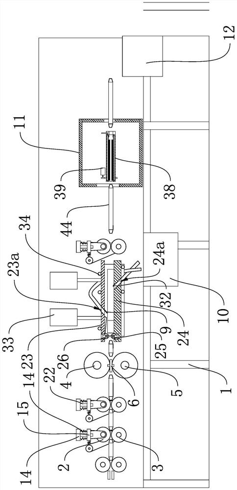 A recycling device for waste electric wires