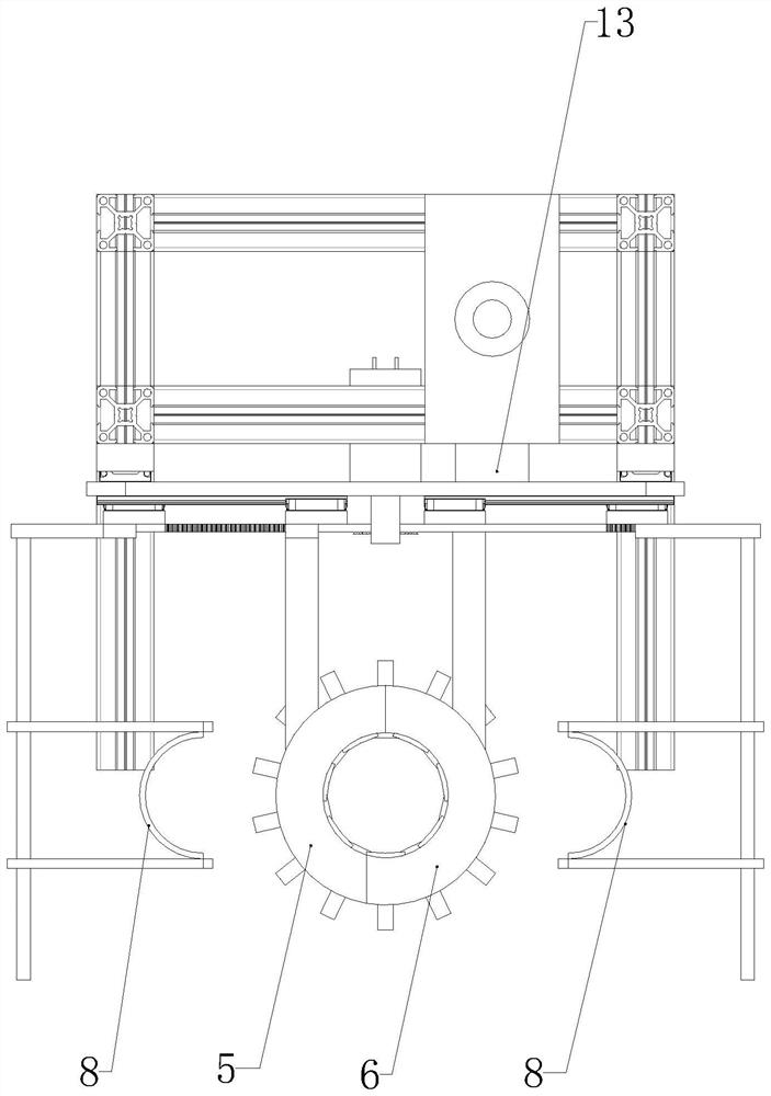 Automatic flaw detection device for drill rod