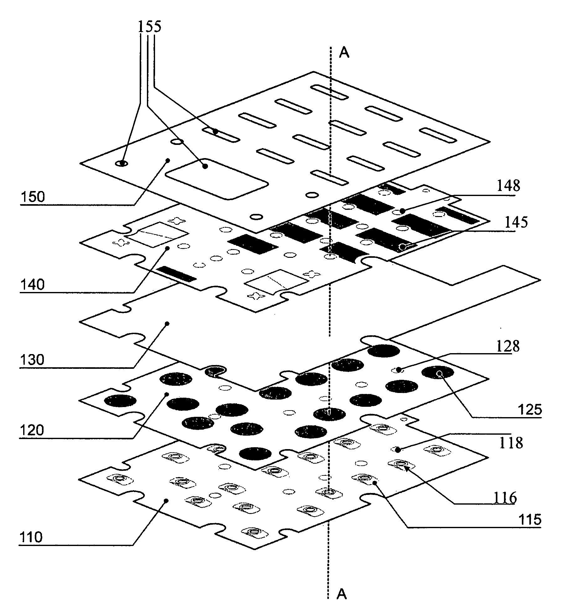 Hyper thin tactile keyboard assembly