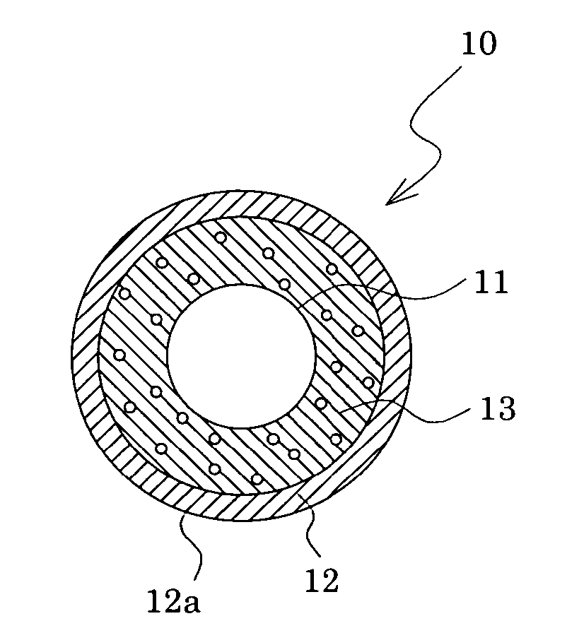 Conductive rubber member