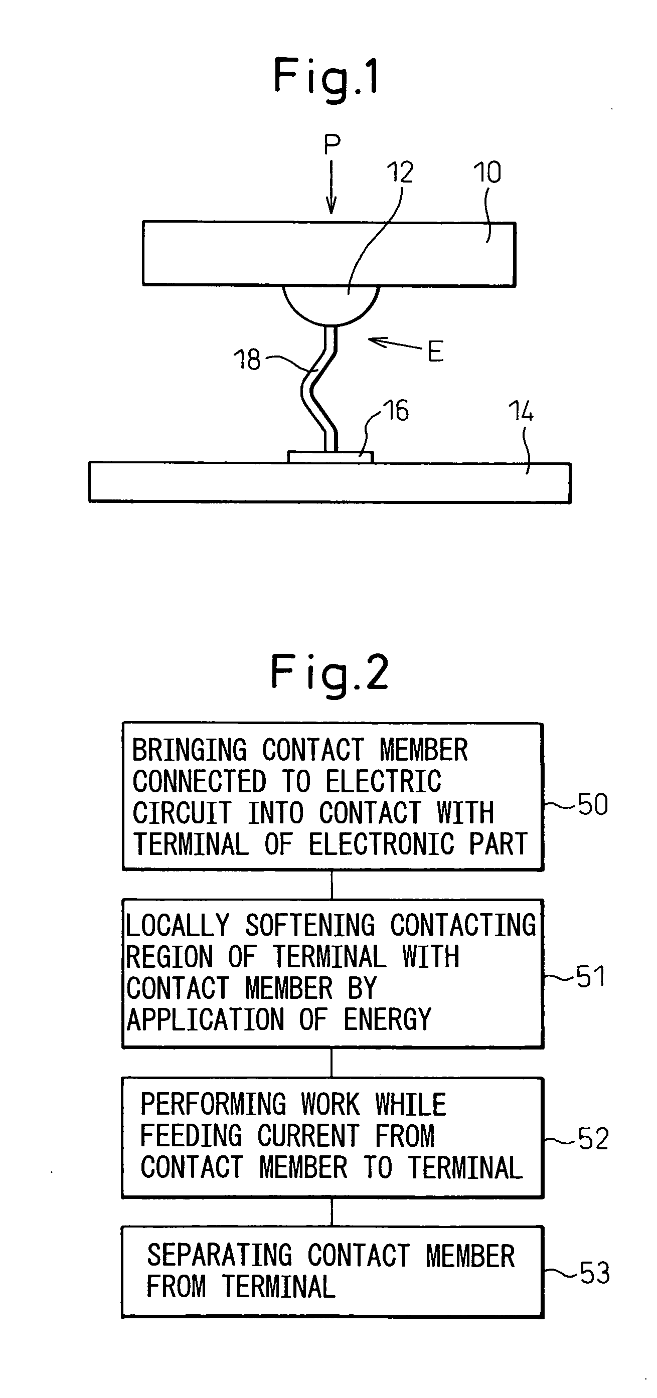 Electrical connecting method