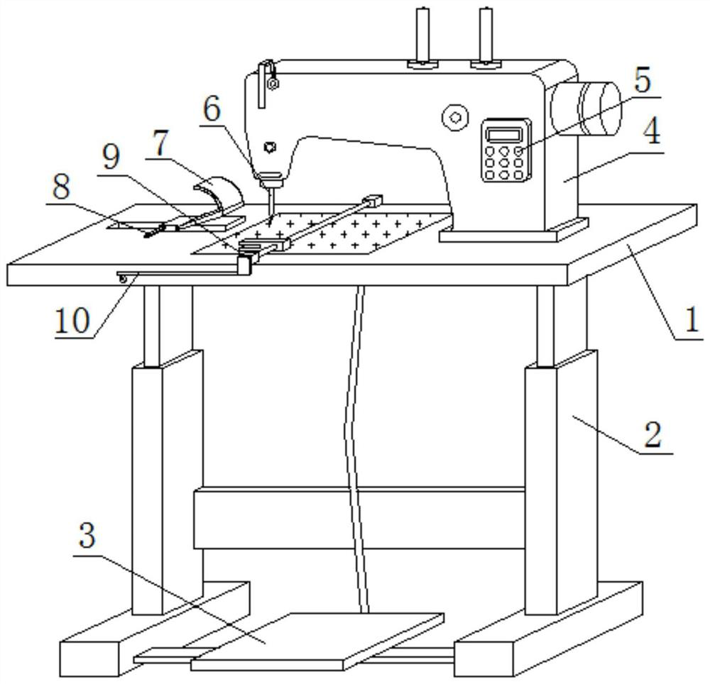 Sewing machine with safety protection effect