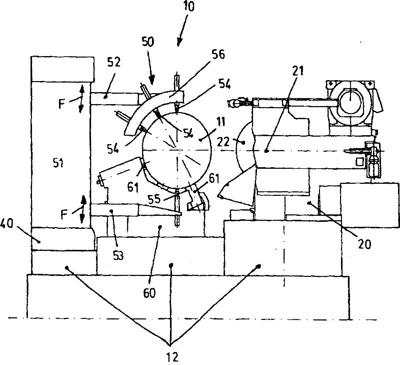 Independent measuring apparatus for grinding machines