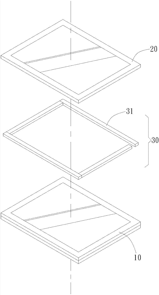 Combined display module and manufacture method thereof