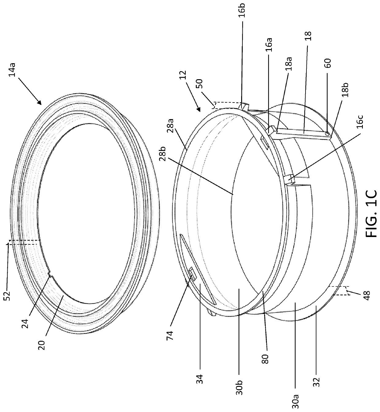 Pouring assembly for a container