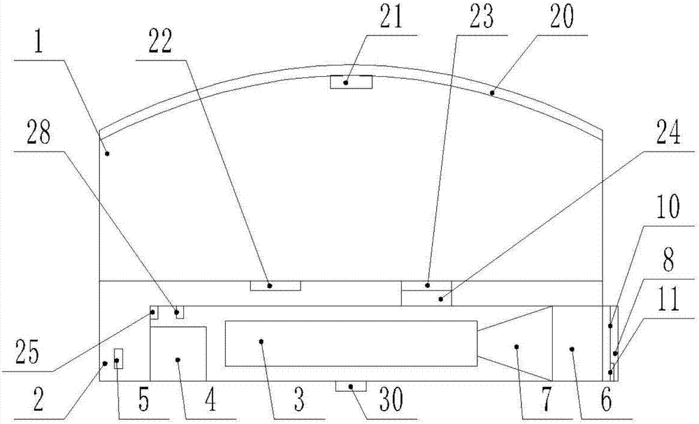 Multi-functional sound equipment for tail box of motorcycle