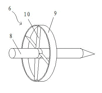 Automatic processing device of bamboo shavings