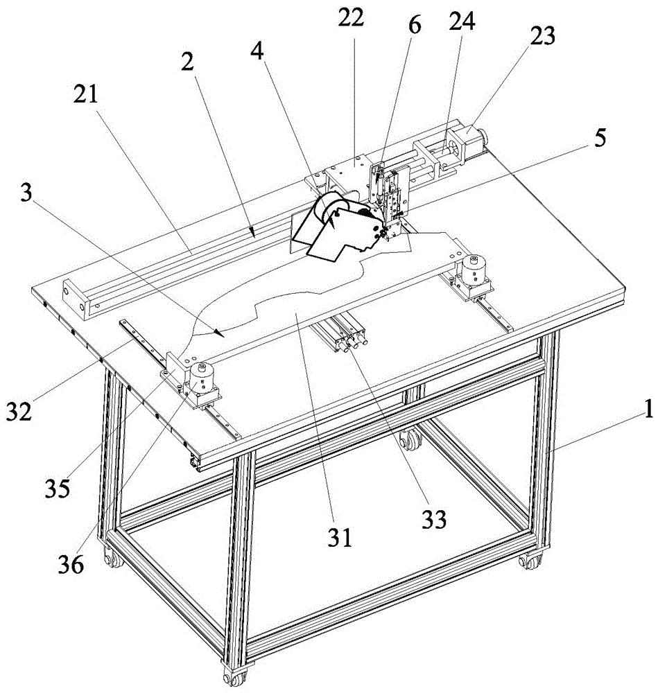 An automatic gluing machine