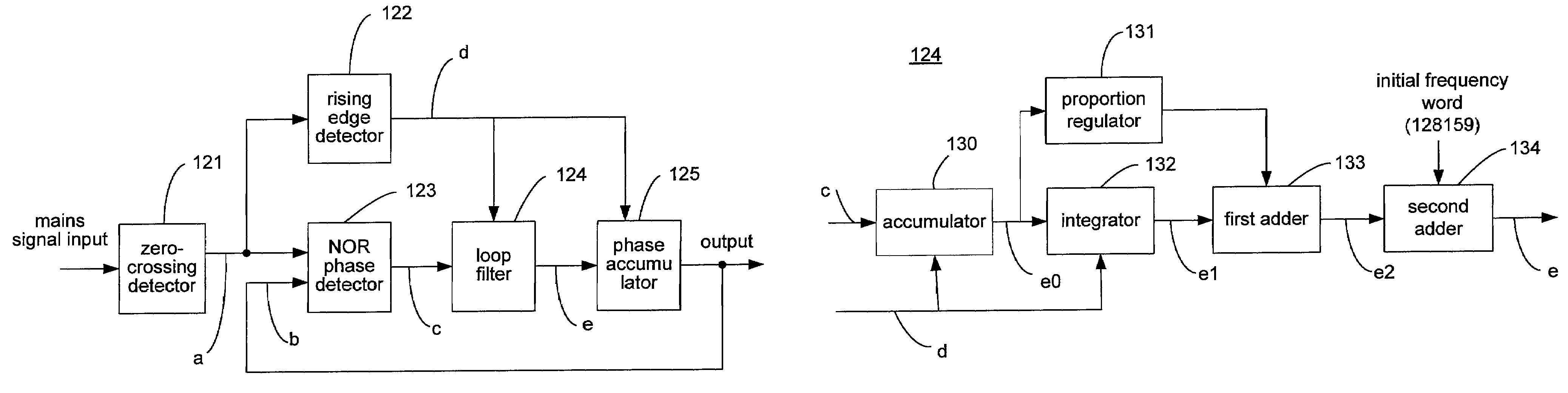 Mains phase detection apparatus