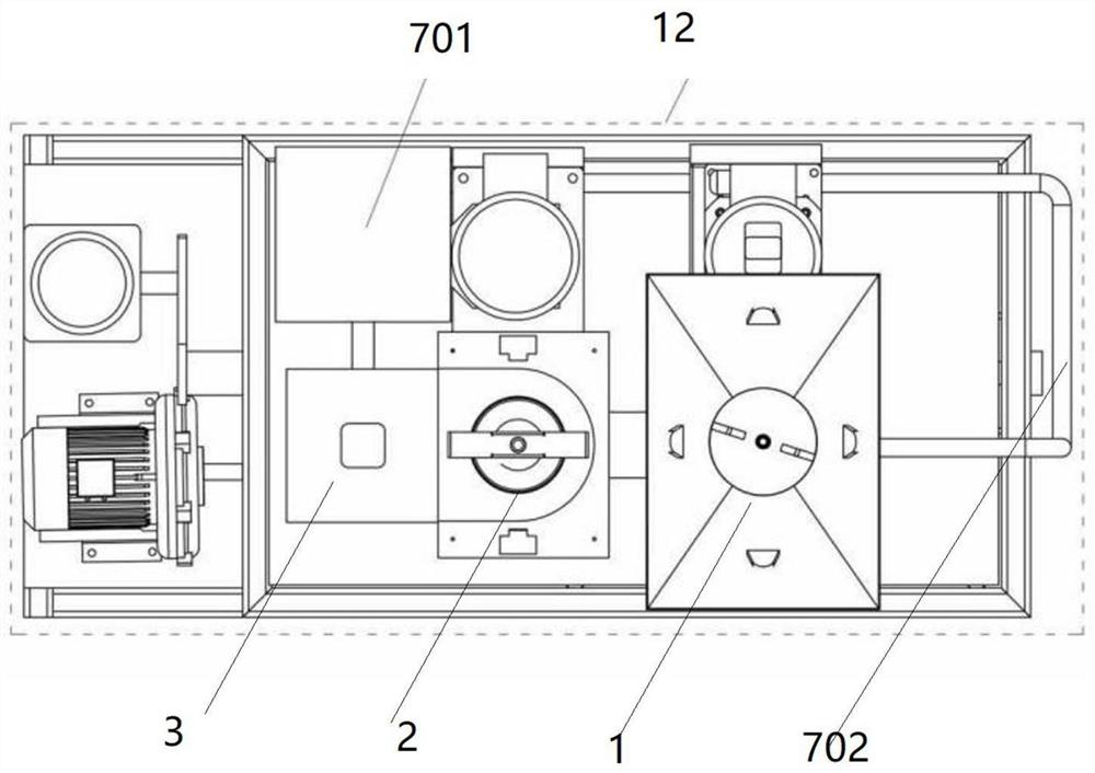 Integrated household kitchen waste composting equipment