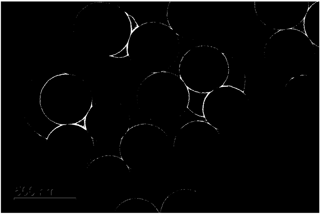 Micronano bioactive glass microsphere prepared by microemulsion technology and preparation method thereof