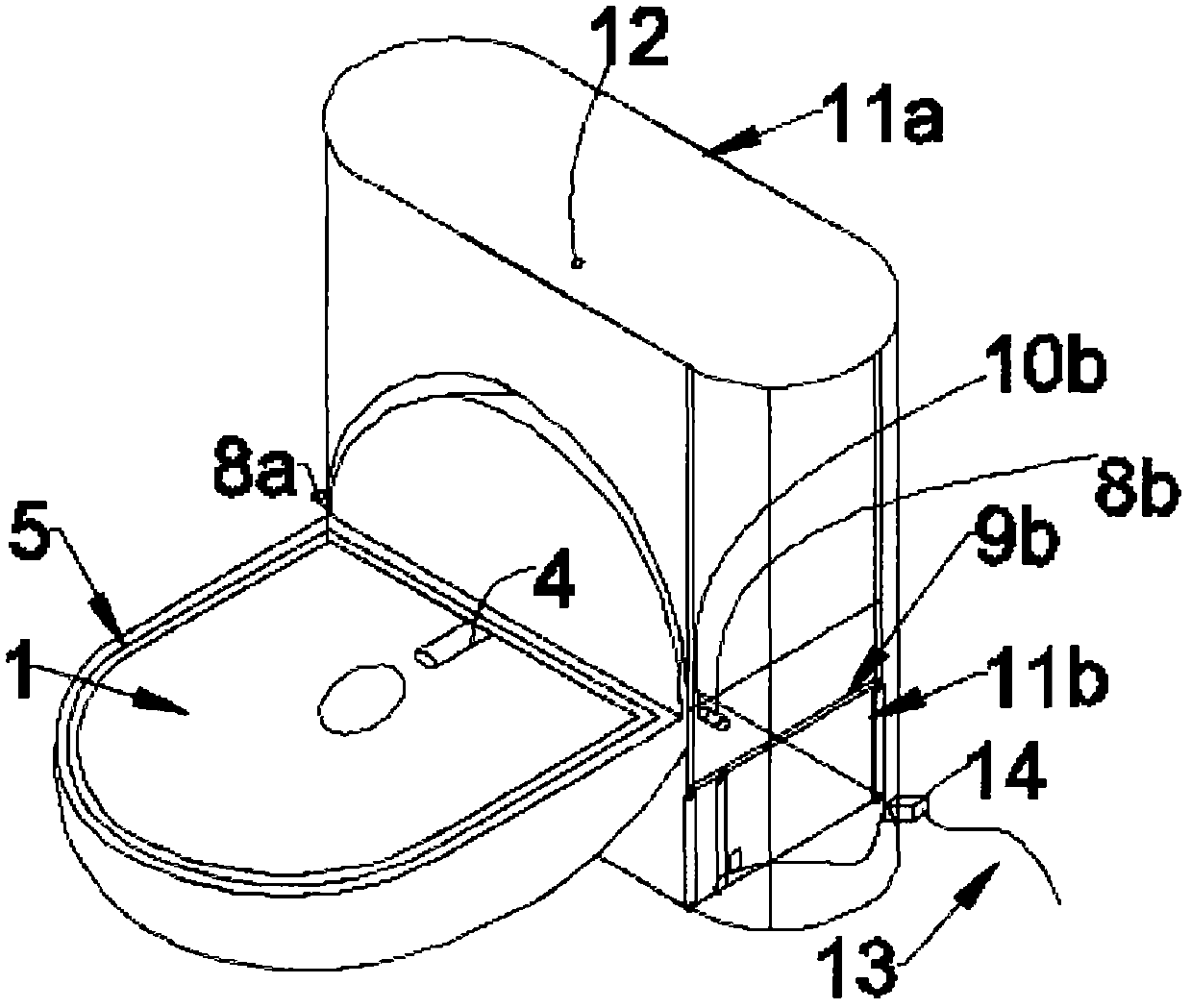 Liftable rotary closestool