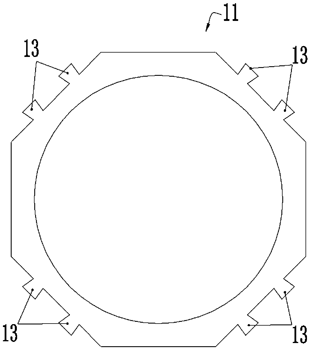 Overpressure-resisting combined gasket