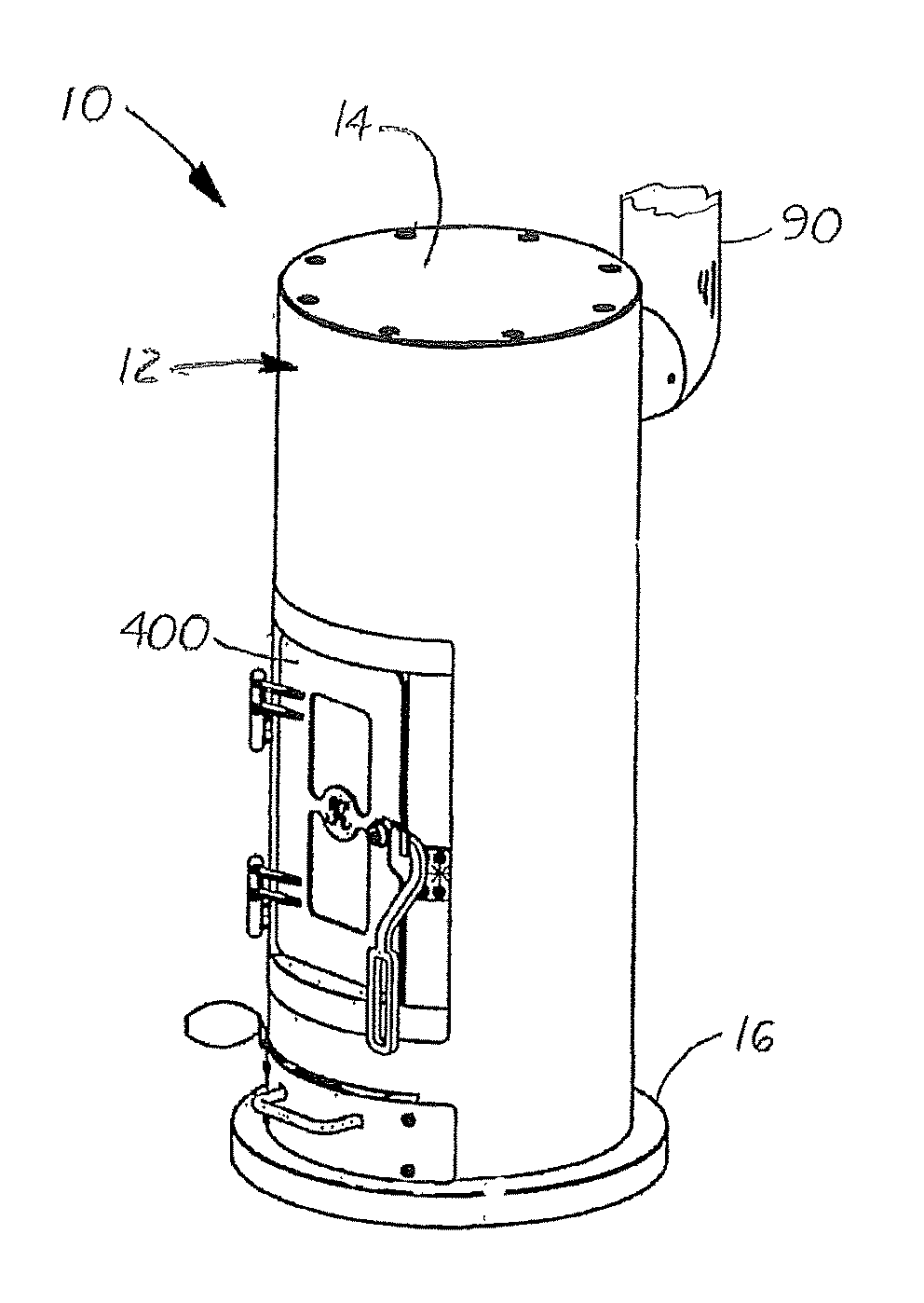 Small, high efficient wood stove