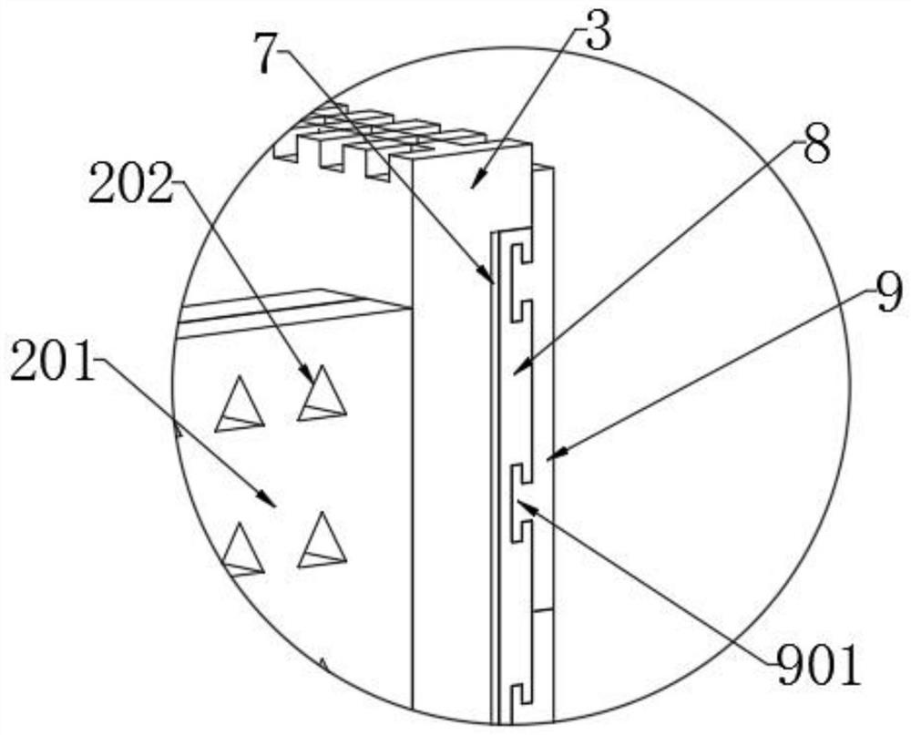 A prefabricated building composite exterior wall panel structure