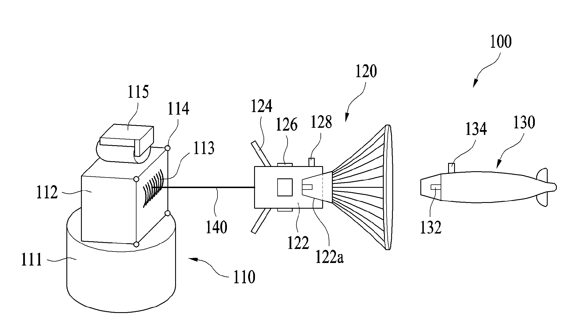 Underwater Docking System and Docking Method Using the Same