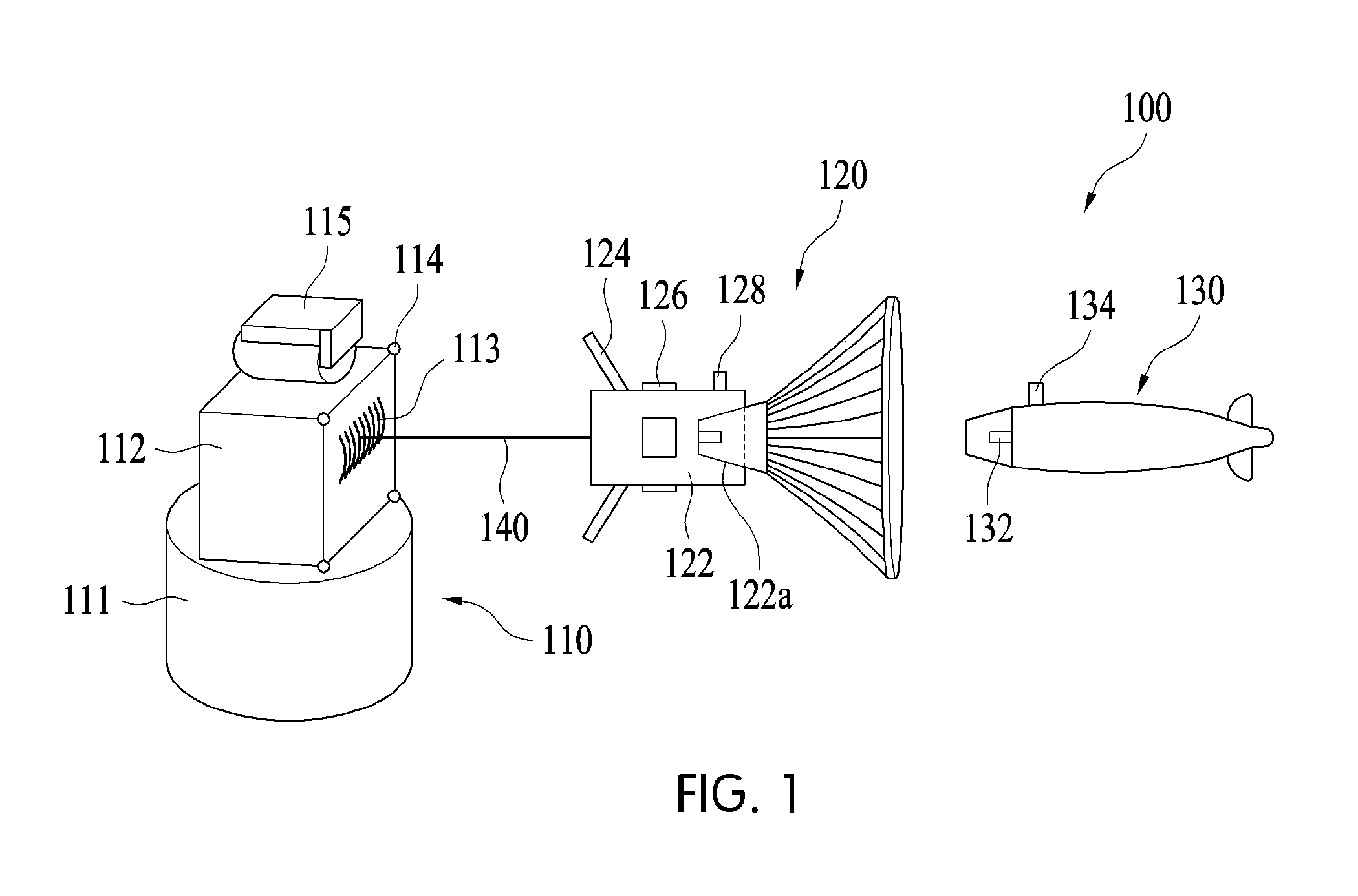 Underwater Docking System and Docking Method Using the Same