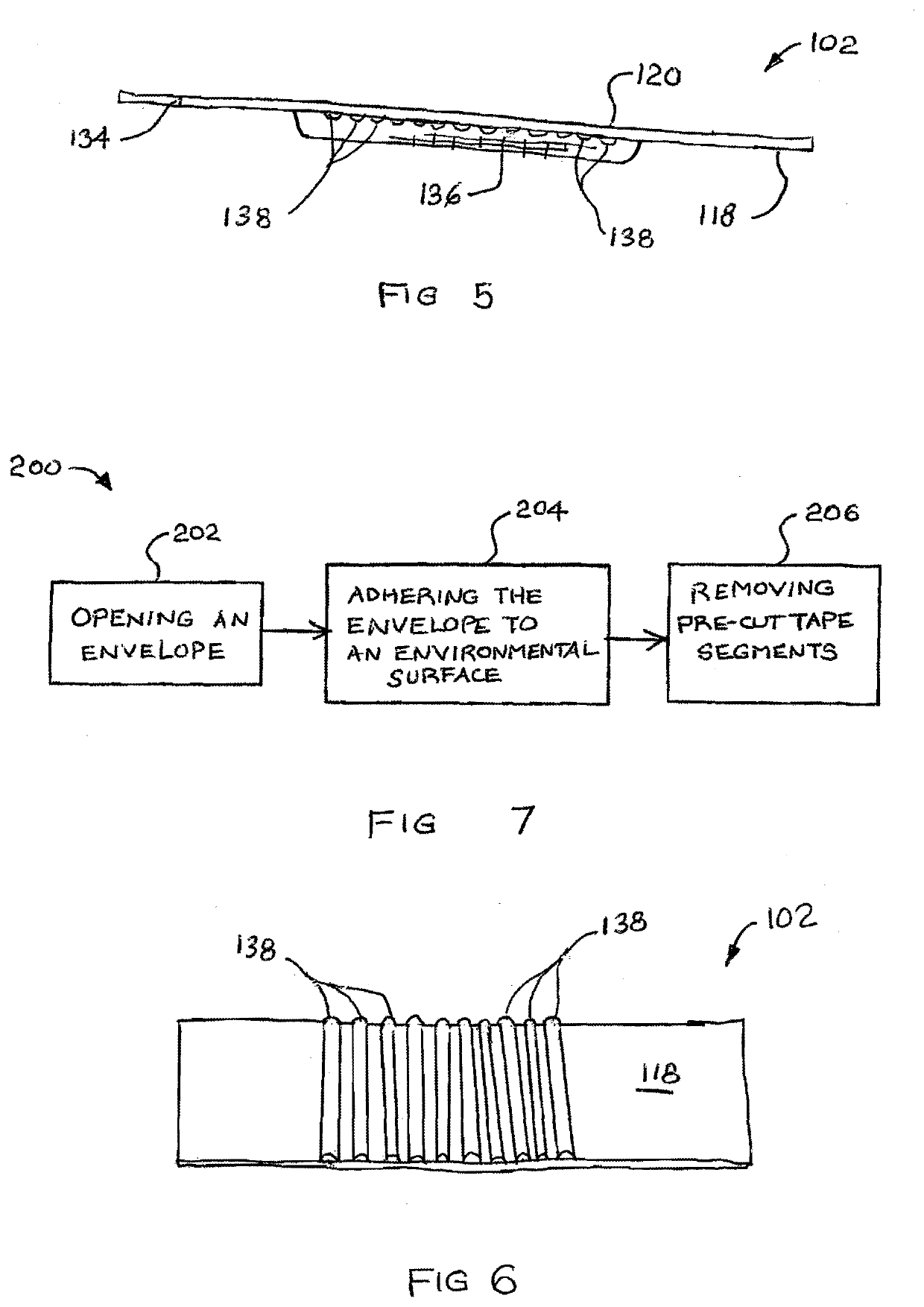 Pad of Dispensable Tape Segments