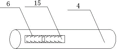 Elastic tire deceleration brake device