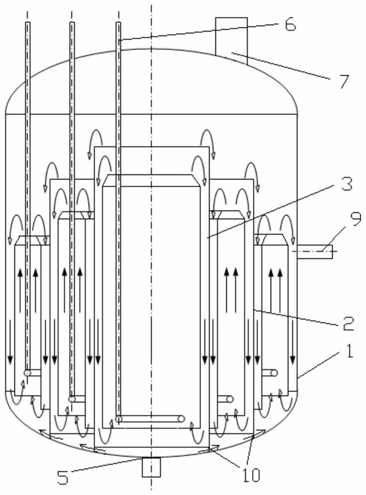 A method for preparing cyclohexanol and cyclohexanone based on a multi-layer double-loop flow guide tube bubbling reactor