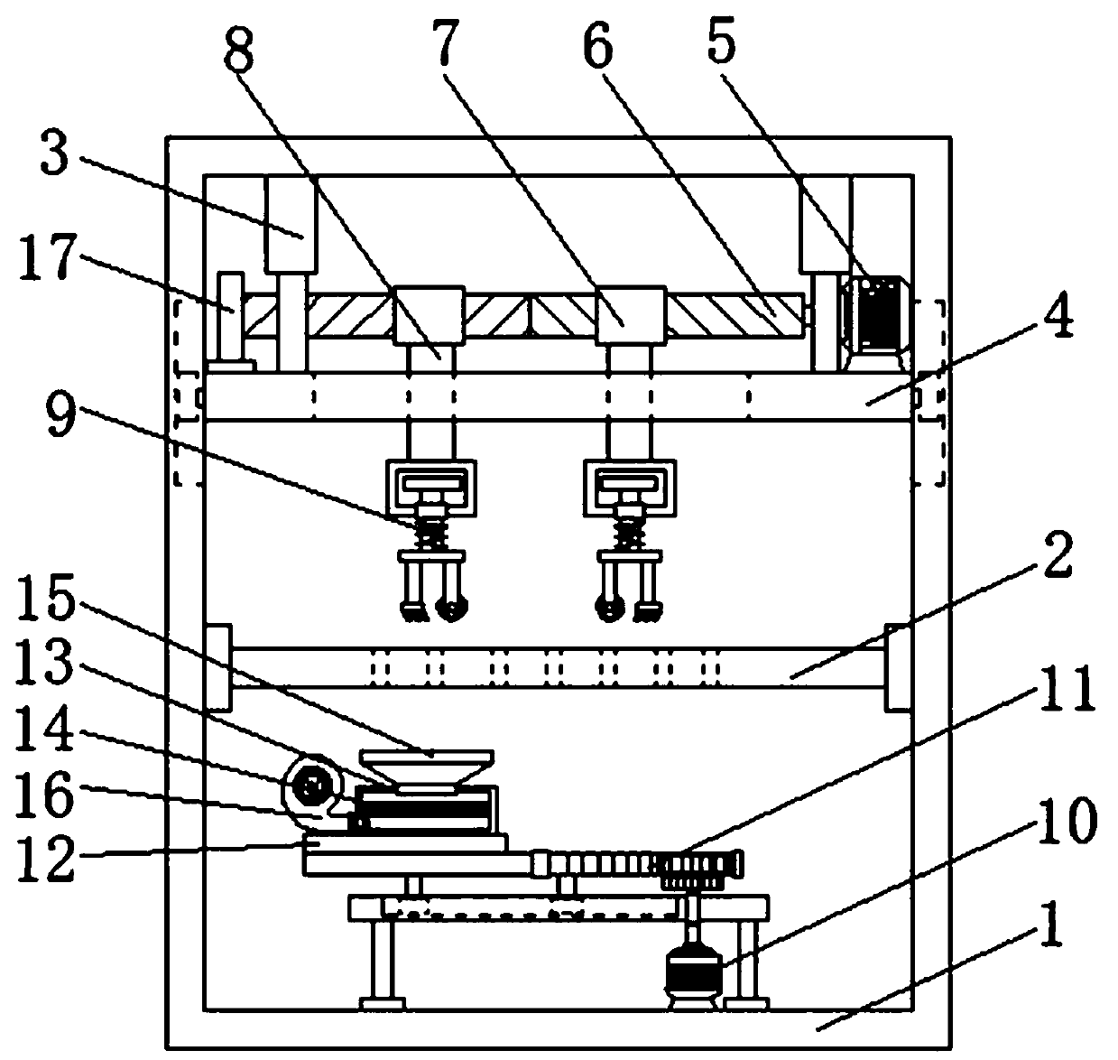 Fabric drying molding device