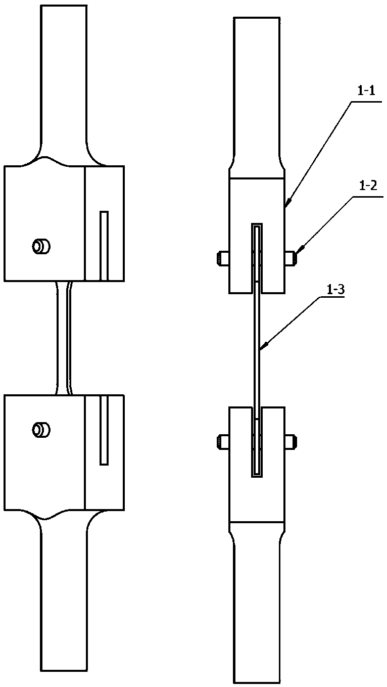 A high-temperature durable creep test fixture suitable for plate samples