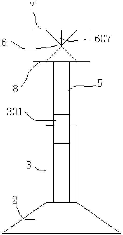 Device for replacing fan yawing brake clip and electric generator external cooling fan