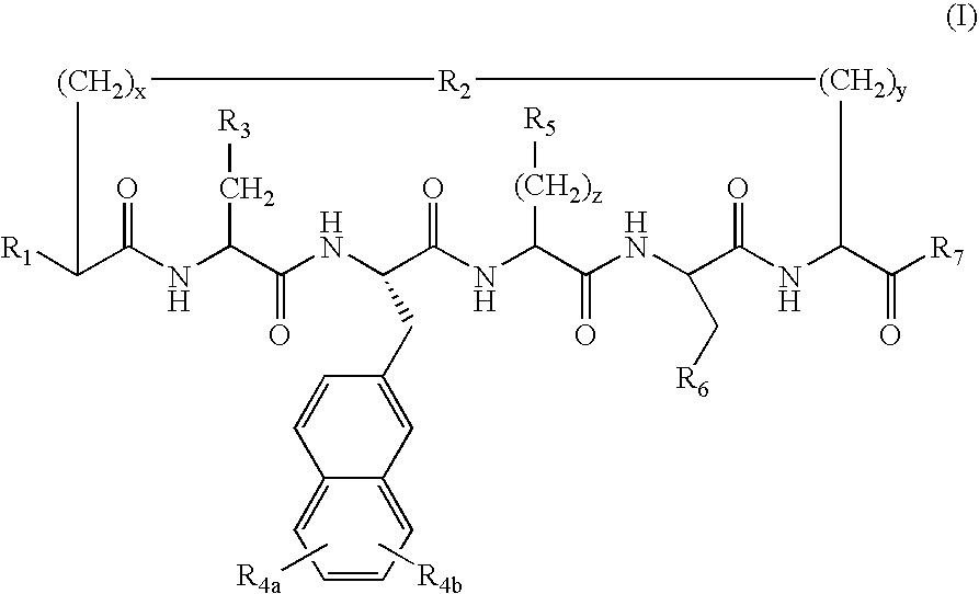 Cyclic peptides for treatment of cachexia