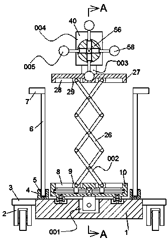 Large glass auxiliary installation and transportation device