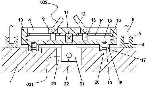 Large glass auxiliary installation and transportation device