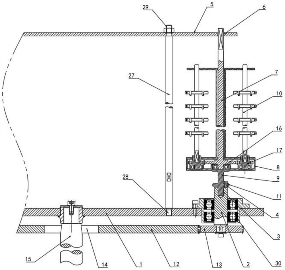 Goods three-dimensional rotating stand structure for vacuum coating