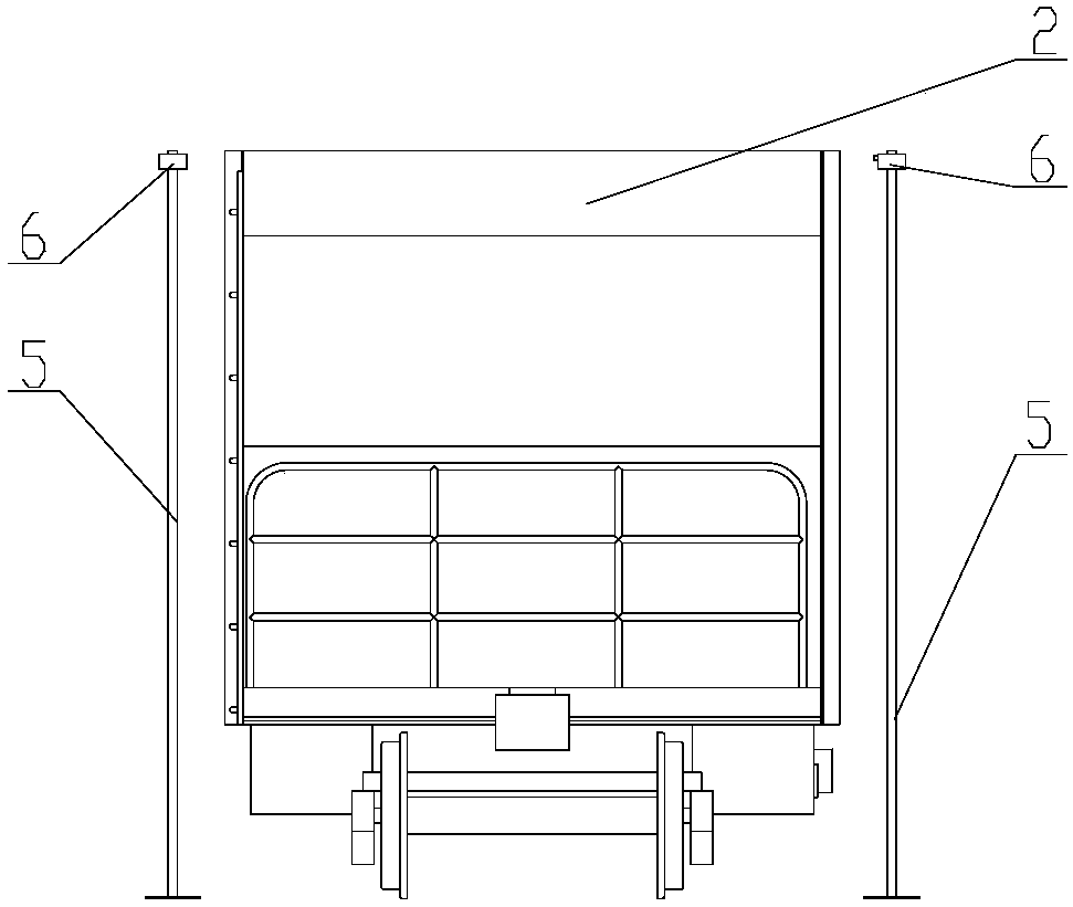 Automatic coal unloading system and method of hopper car based on photoelectric correlated sensor technology