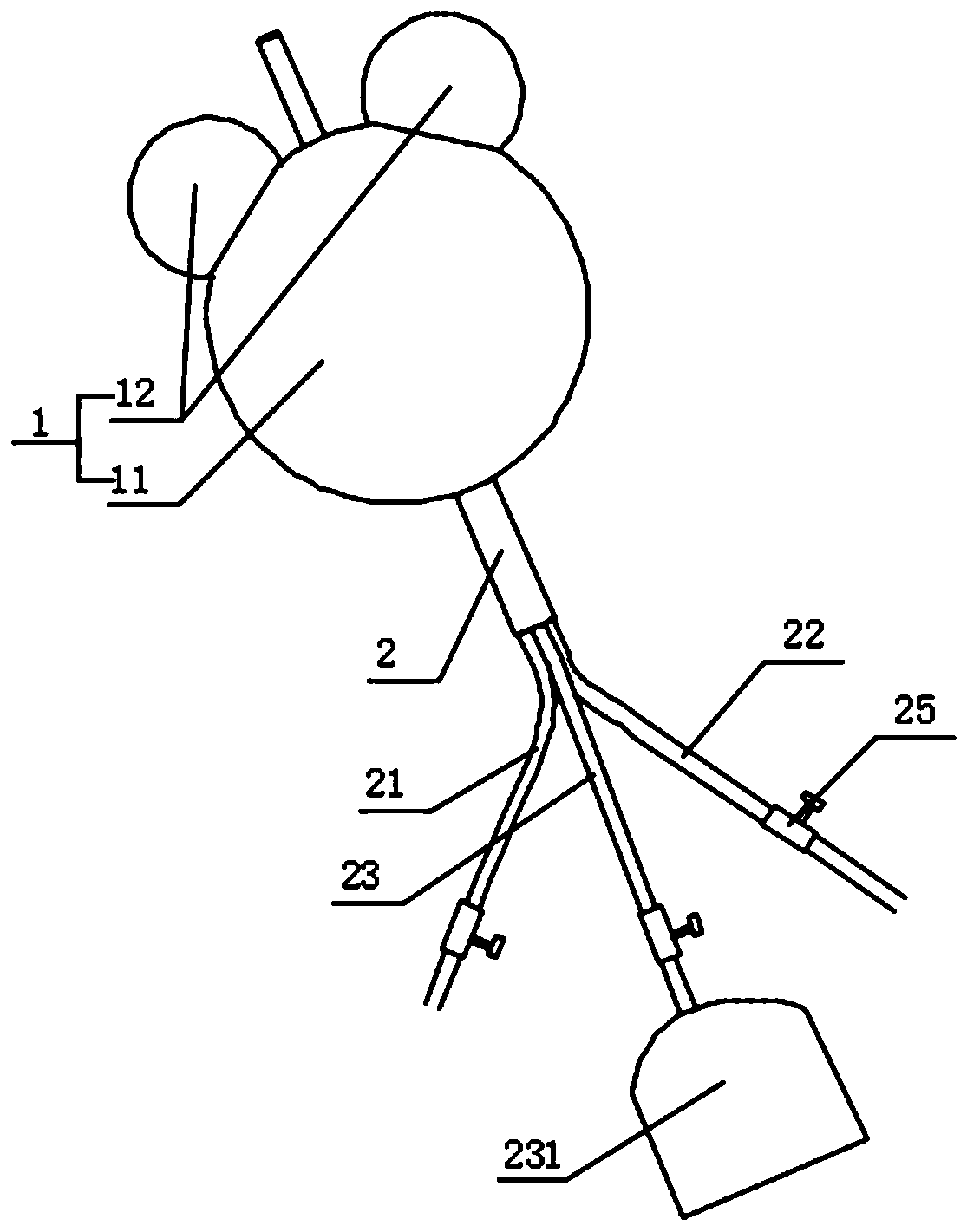 Uterine filling hemostatic balloon and use method thereof