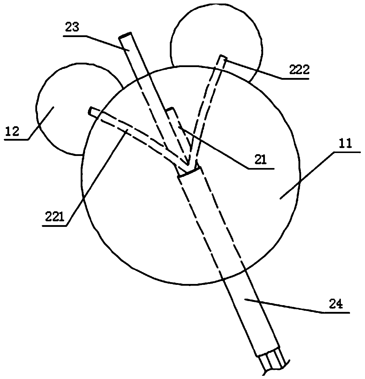 Uterine filling hemostatic balloon and use method thereof