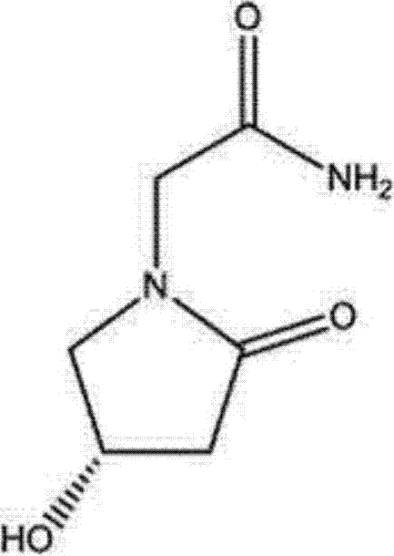 Levorotatory oxiracetam freeze-drying powder injection and preparation method thereof