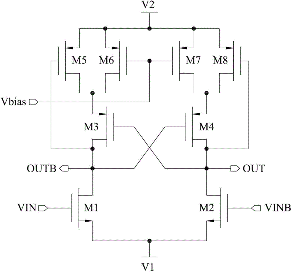 Voltage level switching circuit