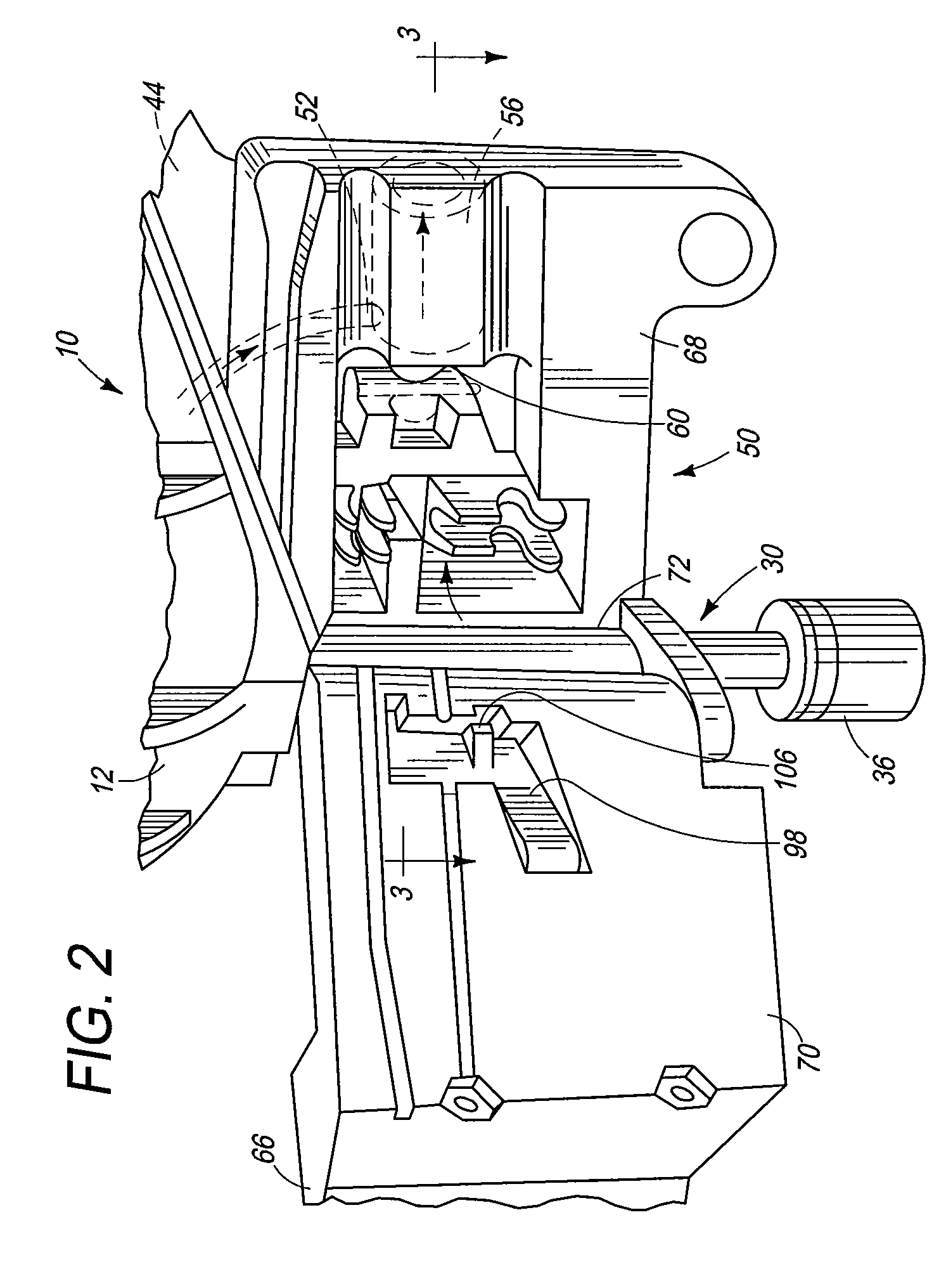 Feeder mechanism retention device for fastener driving tool