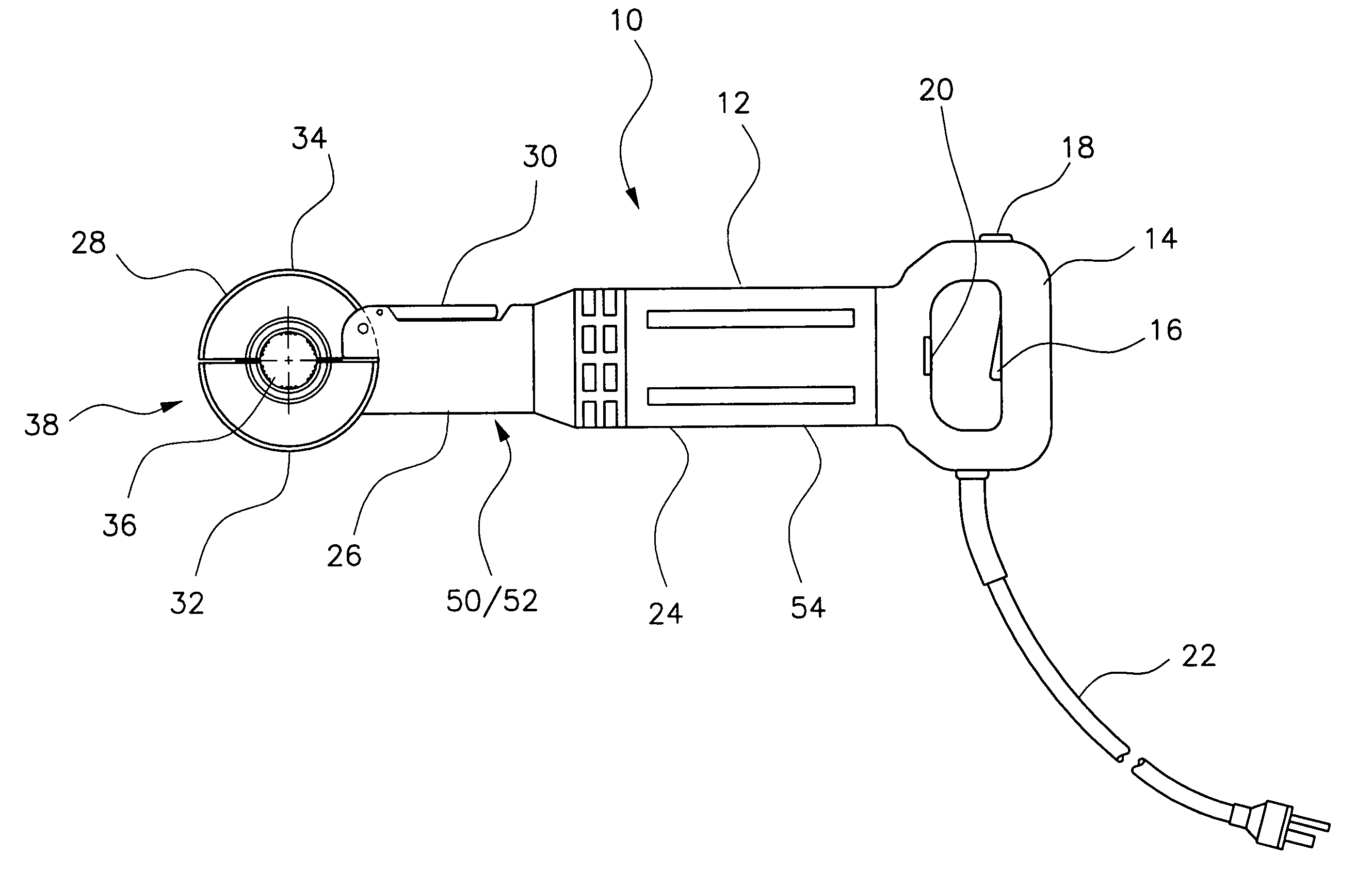 Powered adjustable pipe wrench